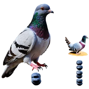 Pigeon Transparent Background PNG 05242024
