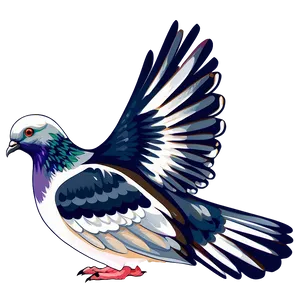 Pigeon Vector Art PNG 05242024 PNG