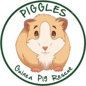 Piggles Guinea Pig Rescue Logo PNG image