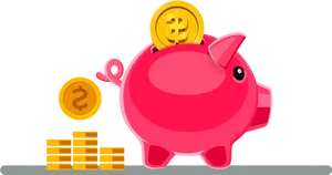 Piggy Bank Savings Concept PNG image