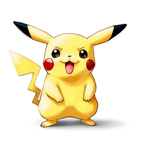 Pikachu Baffled Expression Png 06132024 PNG image