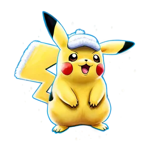 Pikachu In Snow Png Und PNG image