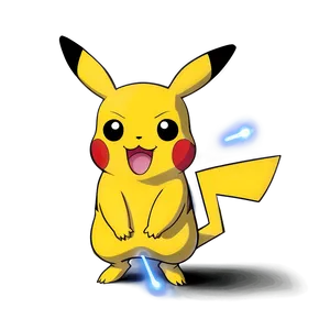 Pikachu's Astonished Stare PNG Qbp56