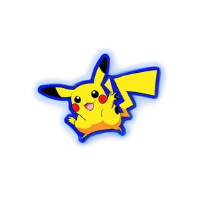 Pikachu Transparent Badge PNG 05262024
