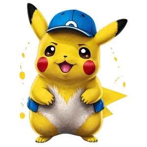 Pikachu With Hat Png Nbf PNG image