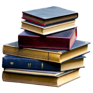 Pile Of Diy Books PNG 06212024