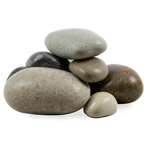 Pile Of Pebble Rocks PNG 39