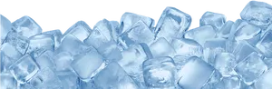 Pileof Ice Cubes Background PNG image