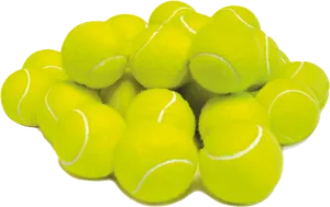 Pileof Tennis Balls PNG image