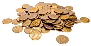 Pileof Various Gold Coins