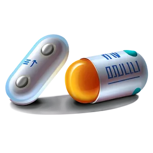 Pill Bottle Illustration PNG 1 PNG