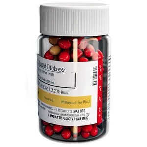 Pill Bottle Isolated PNG Tic