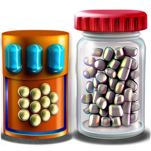 Pill Bottle On Shelf Png 05252024 PNG image