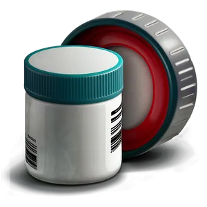 Pill Bottle Open Cap PNG Gyu PNG