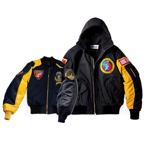 Pilot Style Bomber Jacket PNG Yoh PNG