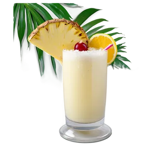 Pina Colada Tropical Oasis PNG 26