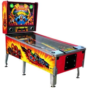 Pinball Machine Arcade Png 06292024 PNG image