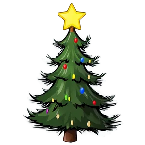 Pine Christmas Tree PNG 04292024