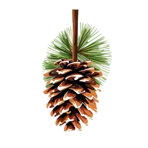 Pine Cone Art PNG Agf17 PNG
