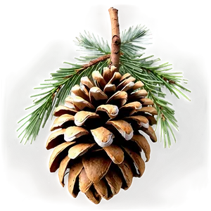 Pine Cone Background PNG Lwb