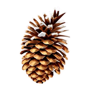 Pine Cone Illustration Png 06132024 PNG image