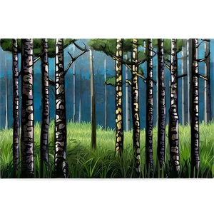 Pine Forest Landscape Png 97 PNG image