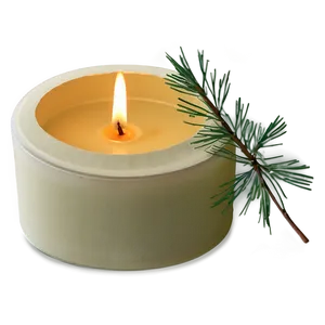 Pine Scented Candle PNG 06132024