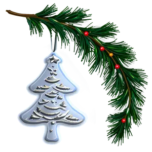 Pine Tree Christmas Ornament PNG 38 PNG