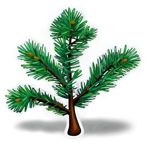 Pine Tree Line Art PNG 63 PNG