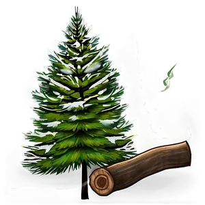 Pine Tree Pathway Scene PNG 06132024