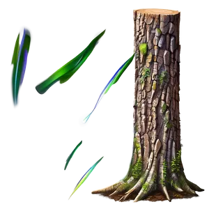 Pine Tree Trunk PNG 05242024