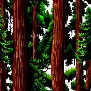 Pine Trees Art PNG 05252024 PNG