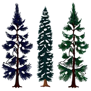 Pine Trees Illustration Png Fmk68 PNG image