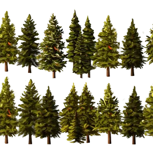 Pine Trees Scene Png 47 PNG image