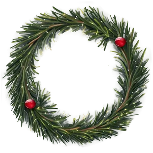 Pine Wreath PNG 91