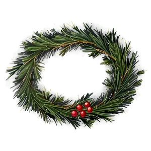 Pine Wreath PNG 91