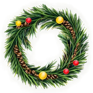 Pine Wreath PNG Eel81
