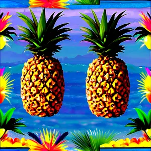 Pineapple Beach Png 05032024 PNG image