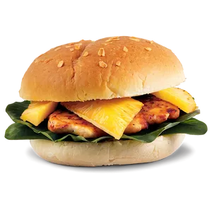 Pineapple Chicken Sandwich PNG 06132024