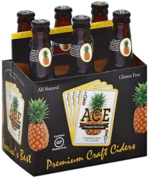 Pineapple Honey Craft Cider Pack PNG image