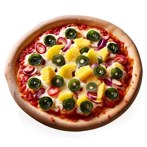 Pineapple Pizza Gastronomic Journey Png 06282024 PNG image