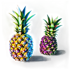 Pineapple Sketch Png Cdp84 PNG image