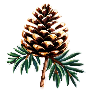 Pinecone D PNG image