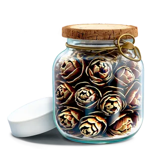 Pinecone In Glass Jar PNG Ehk34 PNG
