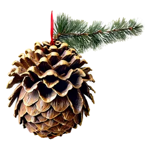 Pinecone Ornament Display PNG Tvi74 PNG