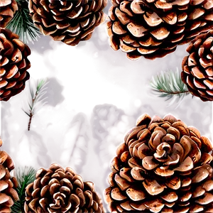 Pinecone Pattern Background PNG Aco PNG