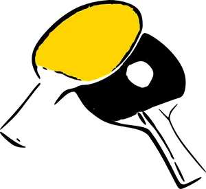 Ping Pong Paddlesand Ball PNG image