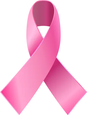 Pink Awareness Ribbon PNG image