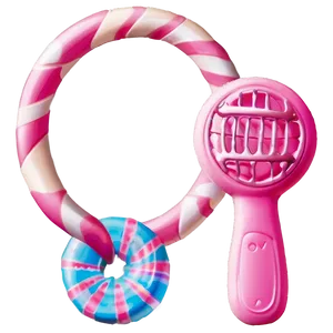 Pink Baby Rattle Png Njo PNG image