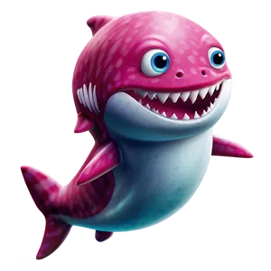 Pink Baby Shark For Mobile App PNG Jpc